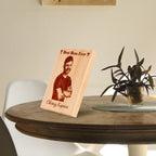 Gift for Boss - Personalized Engraved Wooden Photo Plaque