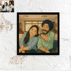 Customized Ghibli Art Photo Frame