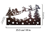 Christmas Decorations DIY Ho Ho Ho Shadow Light with Candle
