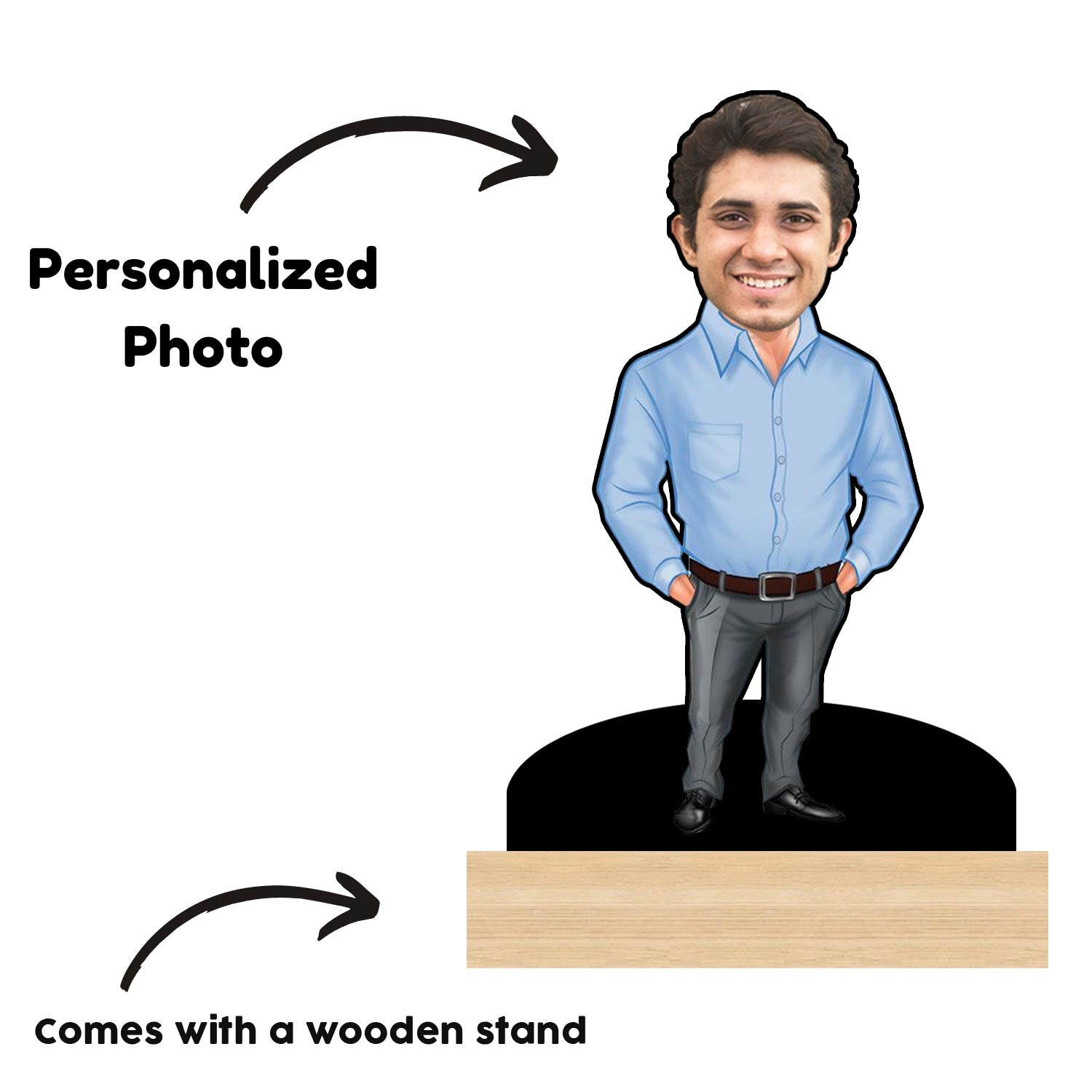 Personalized Caricature Fun & Unique Gift for Husband
