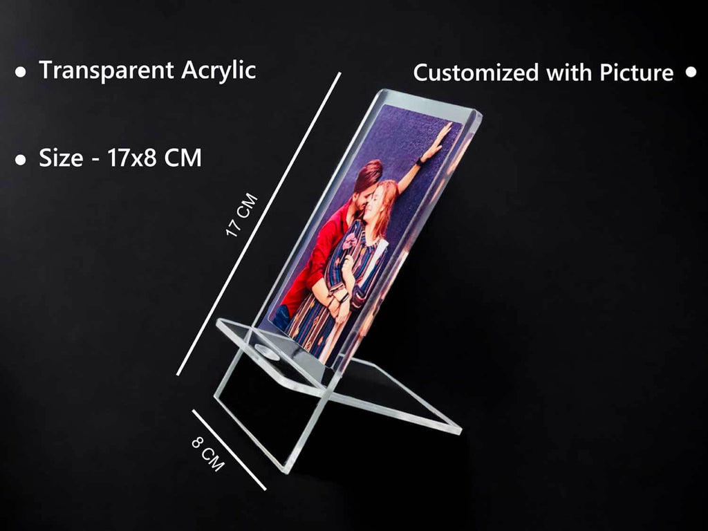 Personalized Photo Mobile Stand For Desk
