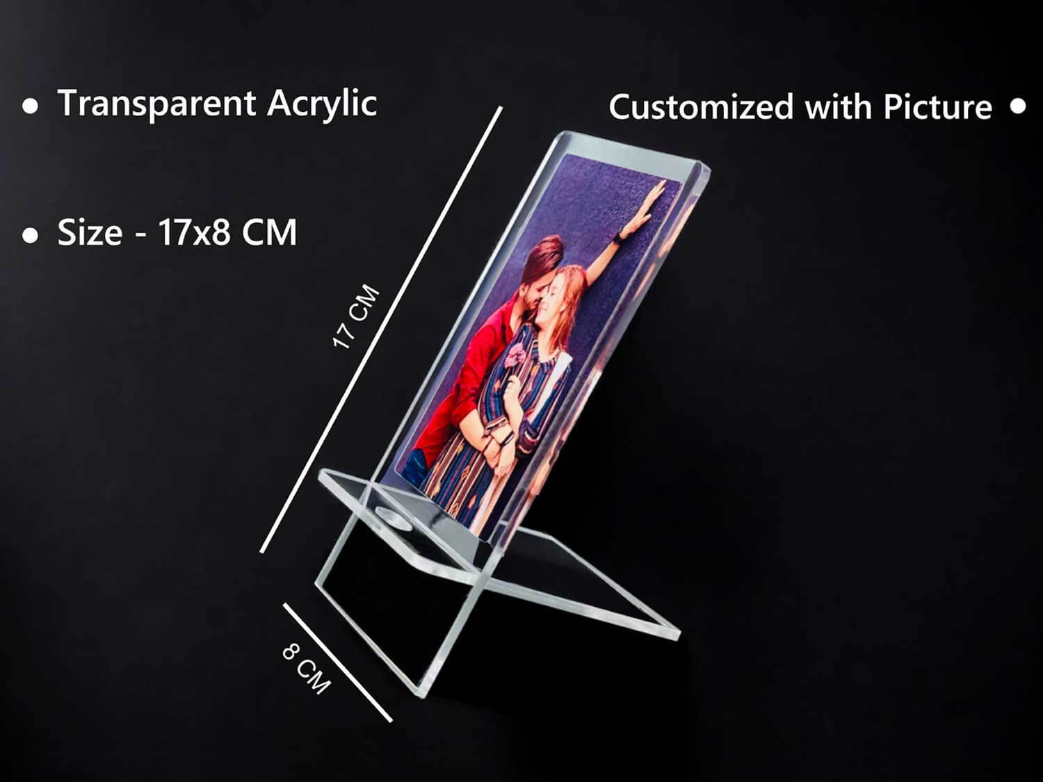Personalized Photo Mobile Stand For Desk