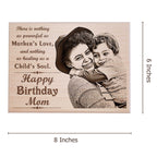 Personalized Engraved Photo For Mother Birthday Gift