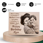 Personalized Engraved Photo For Mother Birthday Gift