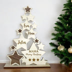 Personalized Star Christmas Tree Home Décor