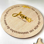Decorative Wooden Jesus Frame With Quote