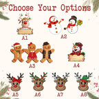 Custom Cute Money Holder Christmas Ornament Set of 2