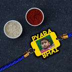 Personalized Pyara Bhai Photo Incredible Rakhi