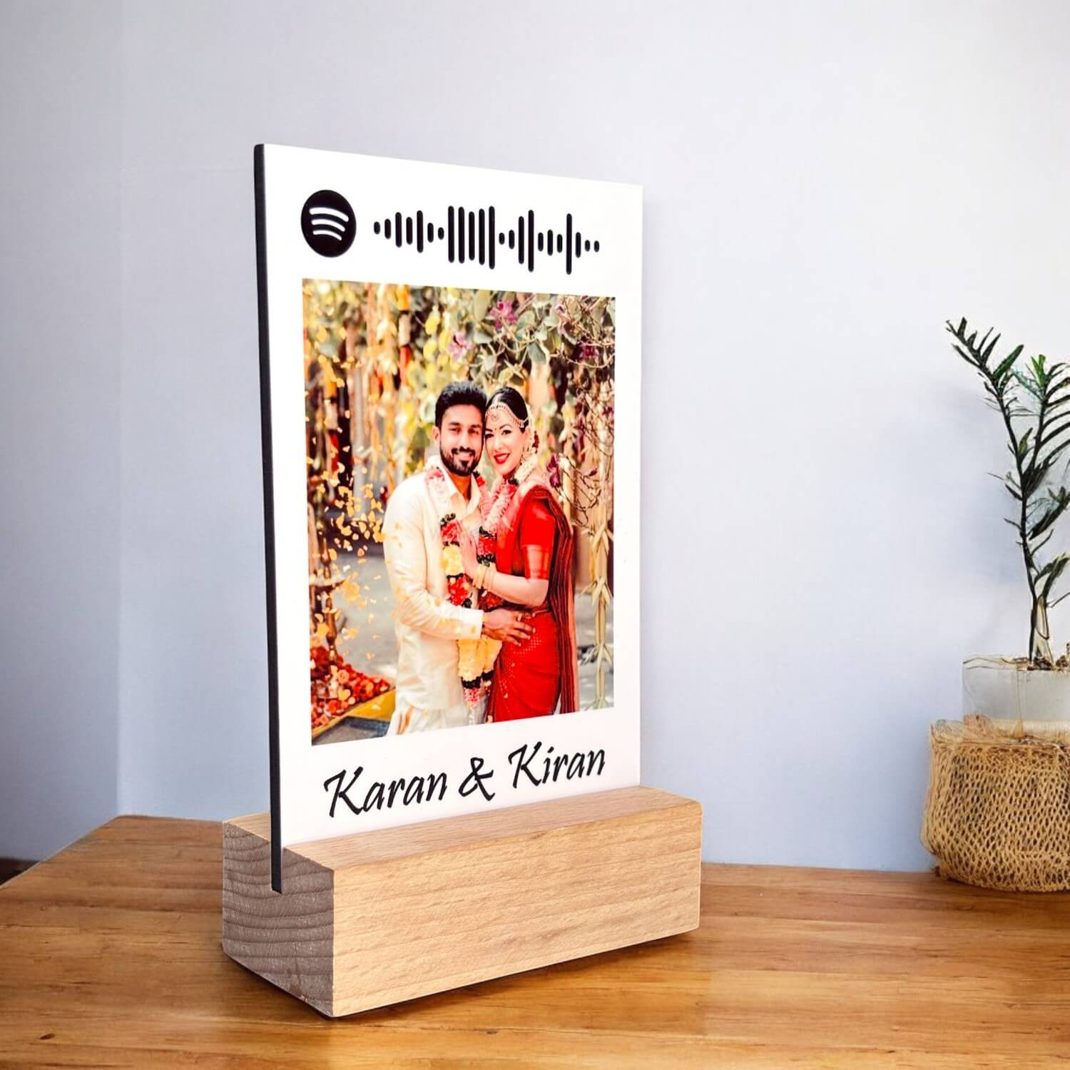 Personalized Spotify Frame for Couples