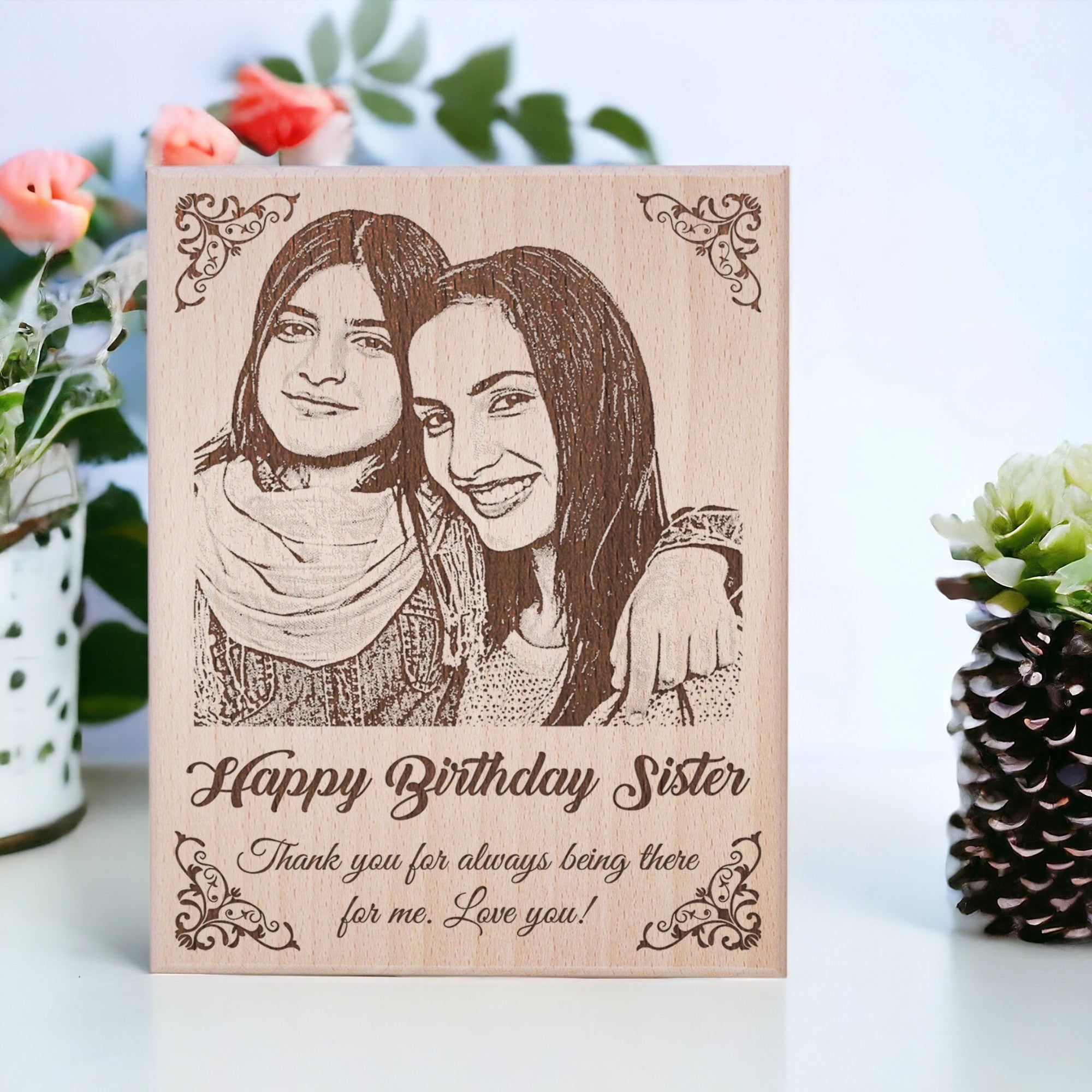 Photo Frame For Sister