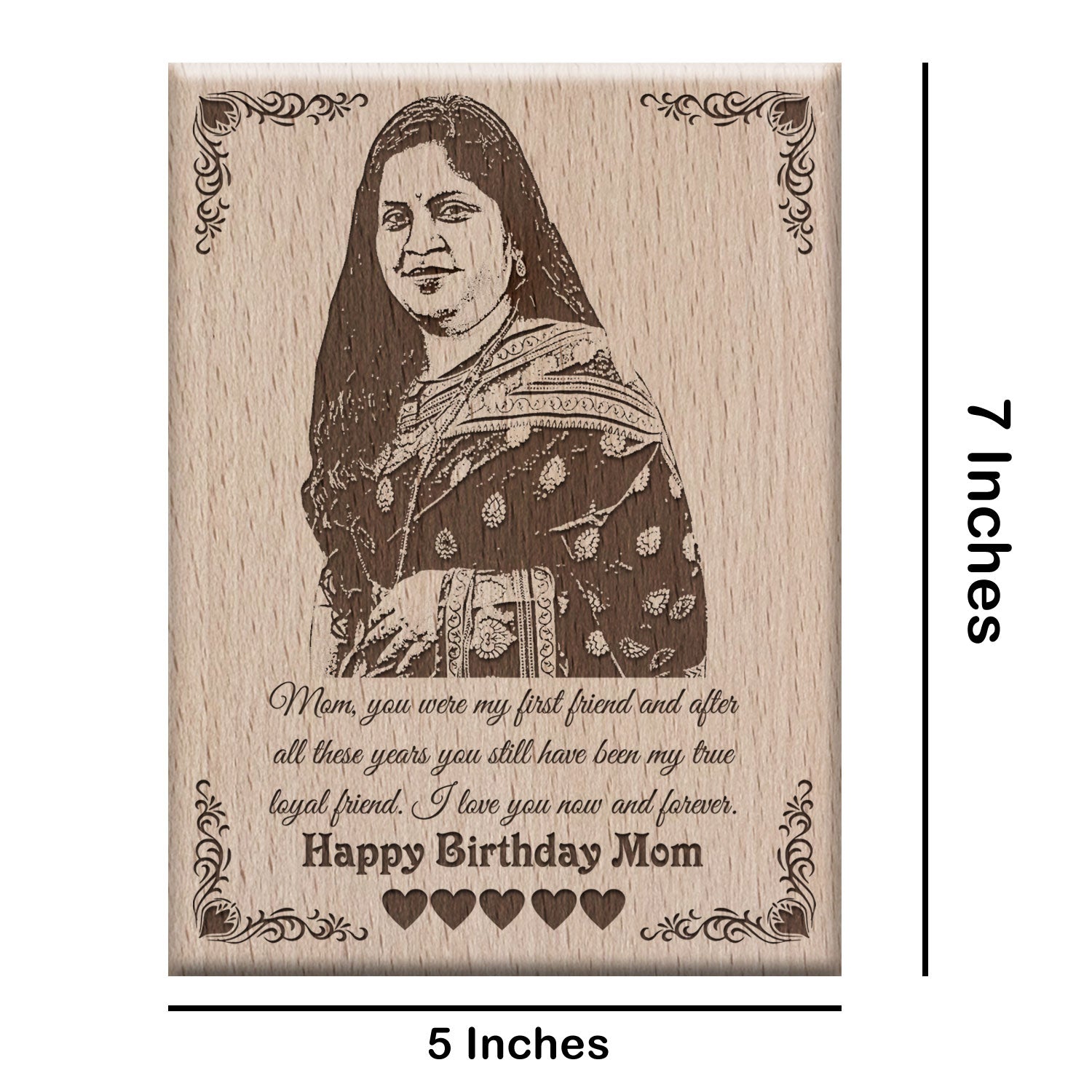 wooden frame for mother