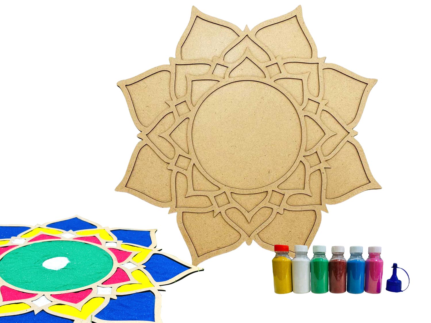 Wood Rangoli