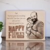 Engraved Wooden Photo Frame