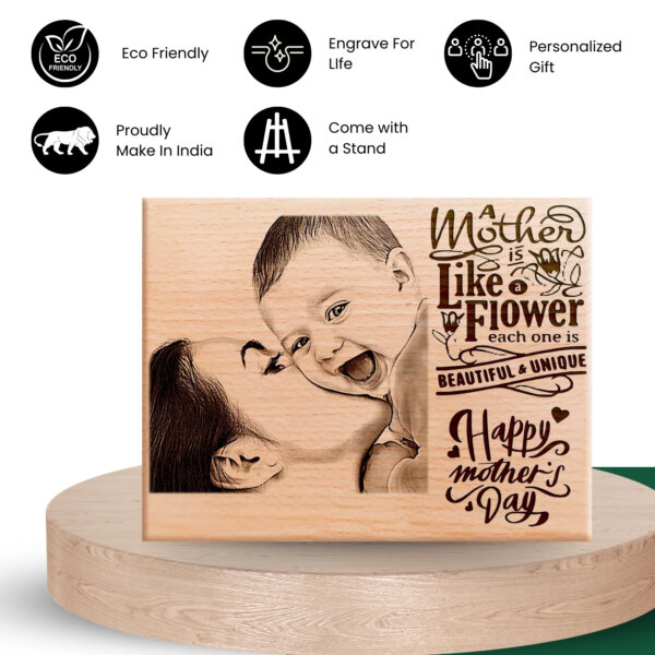 wooden frame for mom