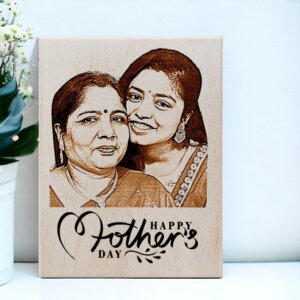 Mother’s Day Customized Engraved Wooden Phot...