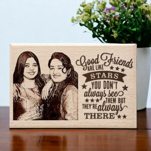 Personalized Photo Plaque Friendship Gift for Best Friend