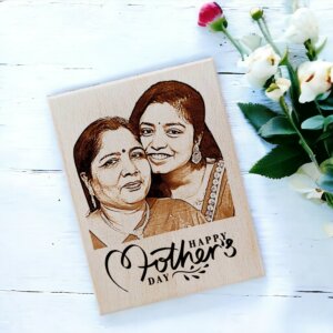 Mother’s Day Customized Engraved Wooden Phot...