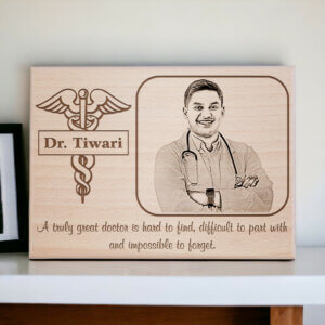 Personalized Doctor Plaque – Custom Wooden P...