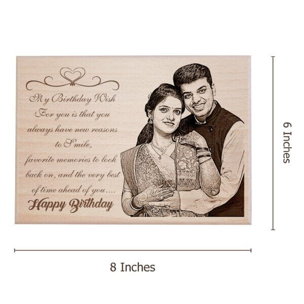 wooden frame gift