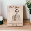 wooden engraved photo frame