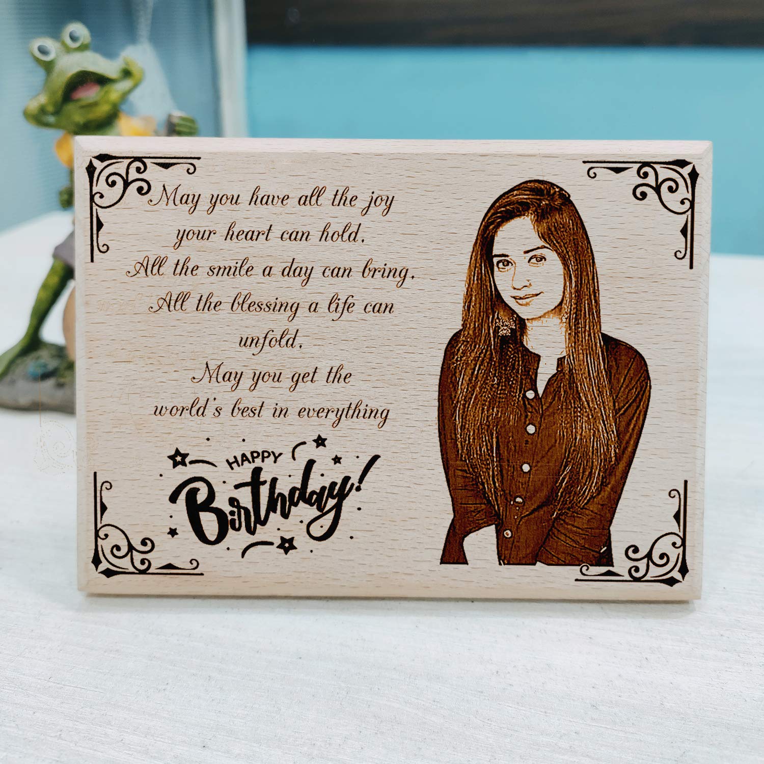 Personalized Wooden Birthday Gift For Girlfriend Incredible Gifts