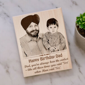 Customized Birthday Photo Frame For Father