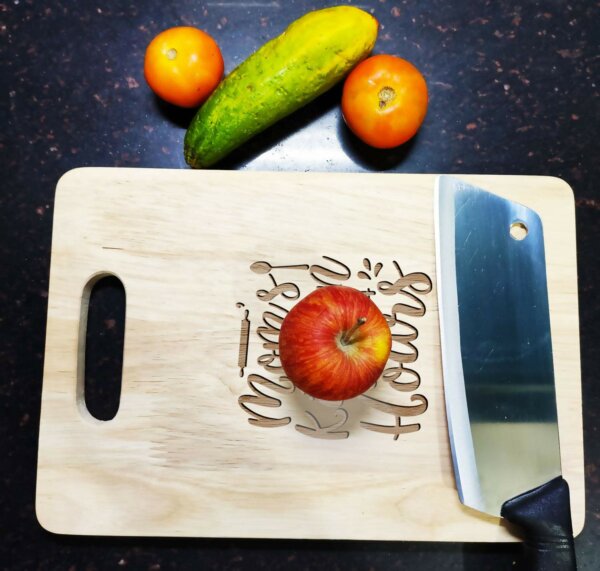 wooden chopping board