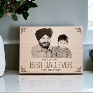 Personalized Engraved Wooden Photo Plaque Gift for...