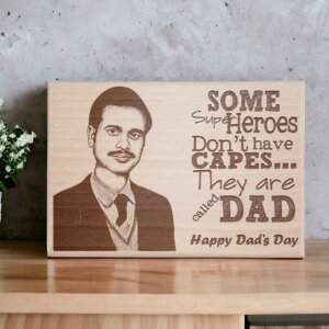 Customized Engraved Dad’s Day Photo Frame