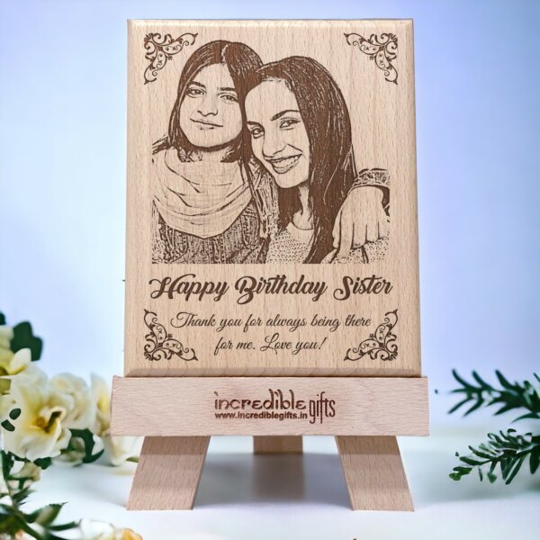 sister birthday frame