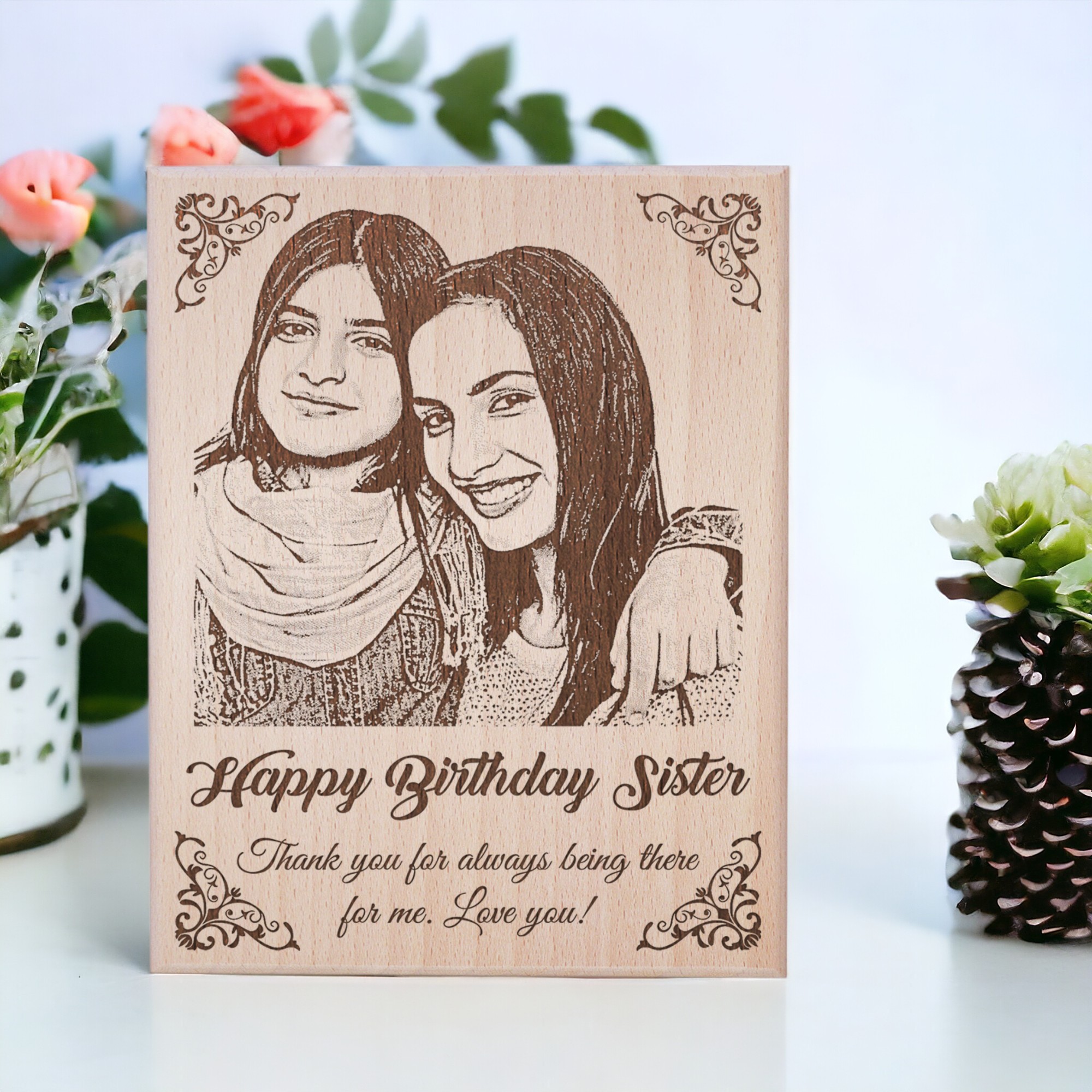 Photo Frame For Sister