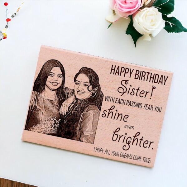 sister bday frame