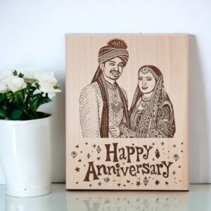 Personalized Engraved Wooden Photo Frame For First...