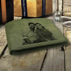 RFID Protected Photo Customized Wallet For Men