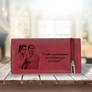 RFID Protected Personalized Photo Wallet For Woman...