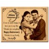 Anniversary Size -16x12 in