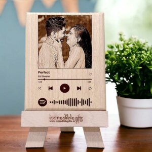 Personalized Wooden Engraved Spotify Picture Frame...