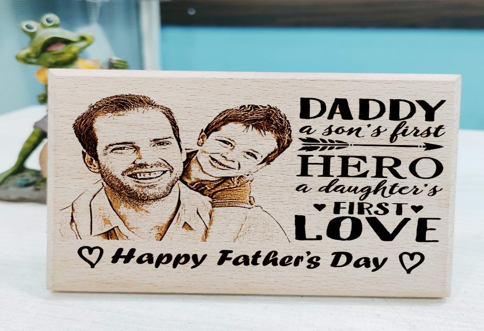 Father's Day Wooden photo Frame