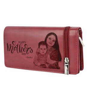 Personalized Vegan Leather Photo Wallet For Mother...