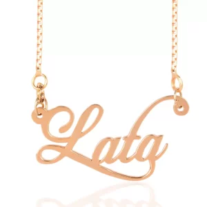 Customised Necklace with Name for Girls (18k Gold ...