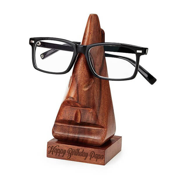 Wooden Eyewear Holder, Spectacle Holder for Men & Women, Spec Eyeglass