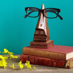 Personalized Wooden Eyeglass Holder or Spectacles Stand