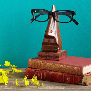 Personalized Wooden Eyeglass Holder