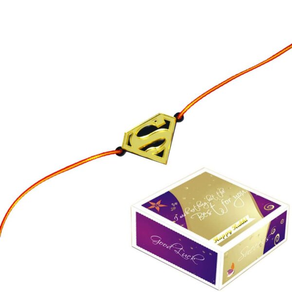 Super Man Rakhi with box