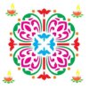 Flower Rangoli