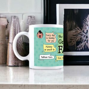 Great Indian Father Printed Ceramic Coffee Tea Mug