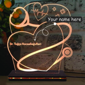 Personalized 3d Illusion Lamp Gift For Doctor &#82...