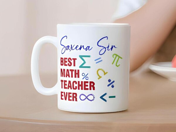 Mug for math teacher