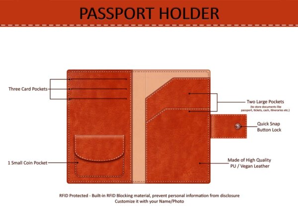 Passport Holder tan