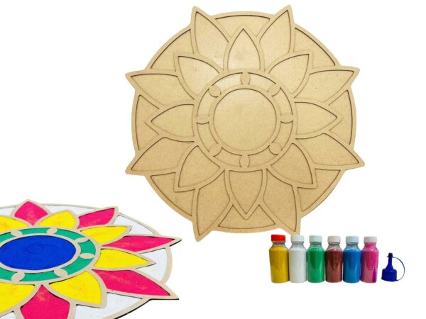 Sun Flower Rangoli